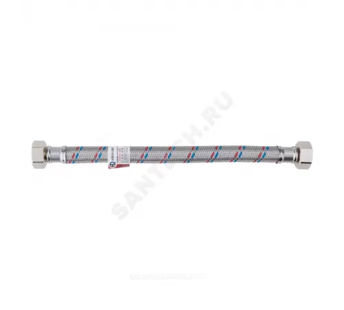 Подводка гибкая для воды нержавеющая оплетка ГИГАНТ 3/4" г-г L=0.8м AQUALINE 04950 Подводка гибкая для воды нержавеющая оплетка ГИГАНТ 3/4" г-г L=0.8м AQUALINE 04950