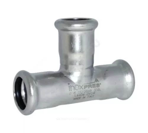 Тройник сталь нерж AISI 316L Дн 54 Ру16 пресс Inoxpres RM 182054000