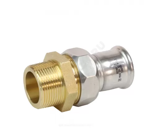Муфта разъемная сталь нерж AISI 316L Дн 35х1 1/4" Ру16 пресс/НР Inoxpres RM 184035002