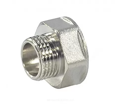 Переход латунь никель реборда Ду 25х20 (1"х3/4") ВР/НР SantechSystems Переход латунь никель реборда Ду 25х20 (1"х3/4") ВР/НР SantechSystems