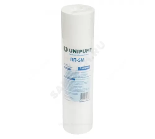 Картридж механический полипропилен ПП-5 М 5 мкм Slim Line 10" Unipump 97696 Картридж механический полипропилен ПП-5 М 5 мкм Slim Line 10" Unipump 97696