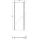 Стенка душевая CONNECT 2 боковая 750х1950мм Ideal Standard K9298V3
