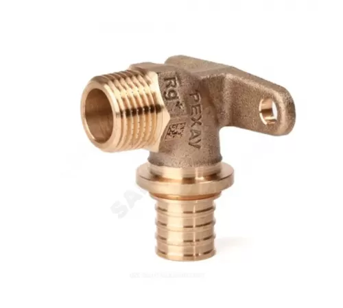 Водорозетка для PE-X труб аксиальная бронза Дн 20х1/2" НР RX+ Рехау 14563653001