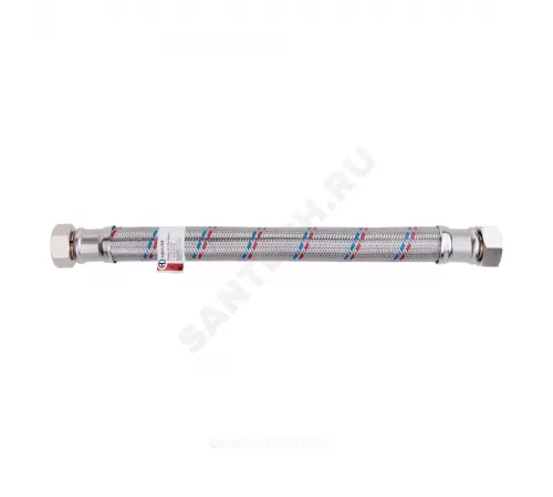 Подводка гибкая для воды нержавеющая оплетка ГИГАНТ 1" г-г L=0.4м AQUALINE 04962 Подводка гибкая для воды нержавеющая оплетка ГИГАНТ 1" г-г L=0.4м AQUALINE 04962