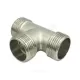 Тройник латунь никель Ду 20 (3/4") НР/НР/НР SantechSystems