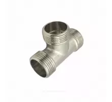Тройник латунь никель Ду 15 (1/2") НР/НР/НР SantechSystems