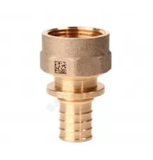 Муфта для PE-X труб аксиальная бронза Дн 40х1 1/4" ВР RX+ Рехау 14563343001