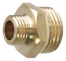 Ниппель латунь переходной Ду 25х15 (1"х1/2") НР VALFEX VF.580.L.100.012