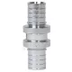 Муфта для PE-X труб аксиальная латунь хром Дн 25 THERM S Рехау 12591873002