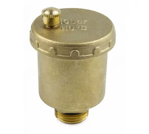 Воздухоотводчик автоматический латунь 5003 Ду 15 Ру10 G1/2" НР прямой Aquasfera 5003-01
