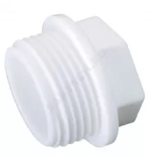 Заглушка (пробка) PP-R белая Дн 20х1/2" НР RTP (РосТурПласт) 10555