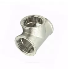 Тройник латунь никель Ду 15 (1/2") ВР/ВР SantechSystems