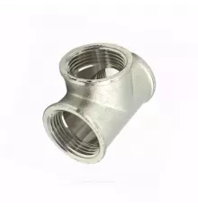 Тройник латунь никель Ду 15 (1/2") ВР/ВР SantechSystems