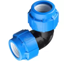 Отвод компрессионная ПЭ Дн 63х90гр Ру16 VALFEX 121001216363