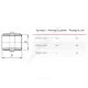Ниппель латунь Ду 15 (1/2") НР VALFEX VF.582.L.012