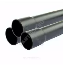 Труба НПВХ 125 SDR21 Дн 110х5,3 Ру12,5 L=3м серая напорная раструбная под клеевое соединение Aquaviva AQV311053R
