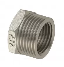 Футорка латунь никель Ду 15х10 (1/2"х3/8") НР/ВР RTP (РосТурПласт) 25121
