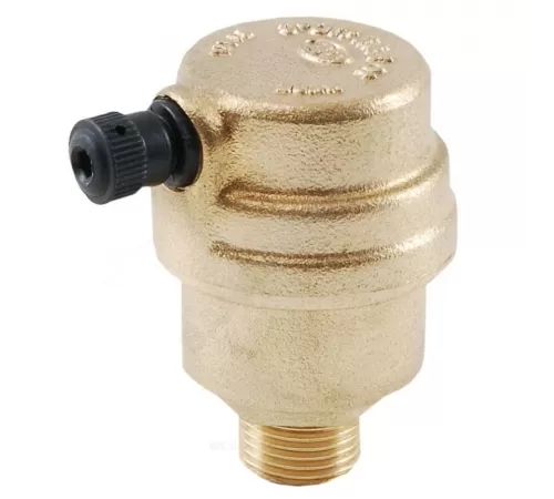 Воздухоотводчик автоматический латунь 500 Ду 15 Ру10 G1/2" НР прямой OR 0500.015