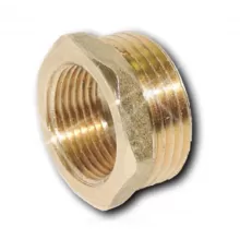 Футорка латунь Ду 20х15 (3/4"х1/2") НР/ВР Цветлит ZW50114