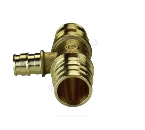 Тройник для PE-X труб радиальный латунь Дн 20х20х16 переходной GX151 Giacomini GX151Y016