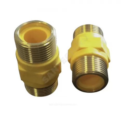 Вставка для газовой подводки диэлектрическая 3/4" НР OSCAR-Mflex Вставка для газовой подводки диэлектрическая 3/4" НР OSCAR-Mflex