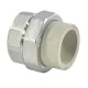 Муфта PP-R комбинированная разъемная серая Дн 20х3/4" ВР RTP (РосТурПласт) 15516
