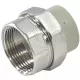 Муфта PP-R комбинированная разъемная серая Дн 32х1" ВР RTP (РосТурПласт) 15518