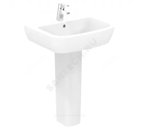 Умывальник подвесной TEMPO 60 1 отверстие под смеситель по центру Ideal Standard T056401 Умывальник подвесной TEMPO 60 1 отверстие под смеситель по центру Ideal Standard T056401