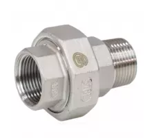 Соединитель американка сталь нерж Ду 15 (1/2") ВР/НР Benarmo