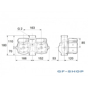 Насос циркуляционный Grundfos UPSD 32-50 180
