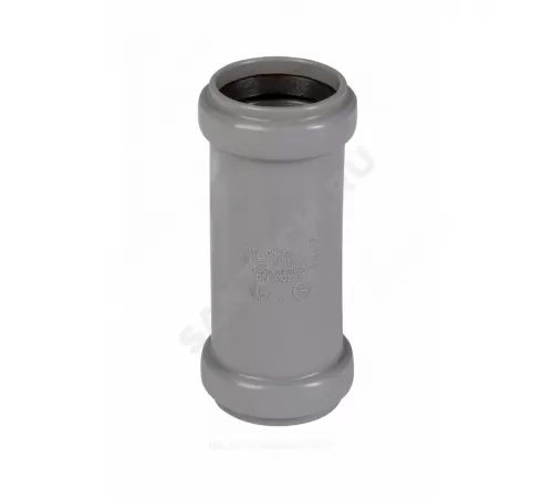 Муфта PP-H двухраструбная серая HT HTMM Дн 110 б/нап в/к Ostendorf 115510