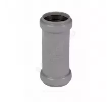 Муфта PP-H двухраструбная серая HT HTMM Дн 110 б/нап в/к Ostendorf 115510
