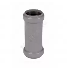 Муфта PP-H двухраструбная серая HT HTMM Дн 110 б/нап в/к Ostendorf 115510