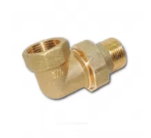 Соединитель латунь американка Ду 15 (1/2") угловой ВР/НР Цветлит ZW50072