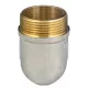Угольник латунь никель реборда Ду 25 (1") ВР/НР 9006 ГОСТ 32585-2013 Aquasfera 9006-03