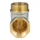 Угольник латунь никель реборда Ду 25 (1") ВР/НР 9006 ГОСТ 32585-2013 Aquasfera 9006-03