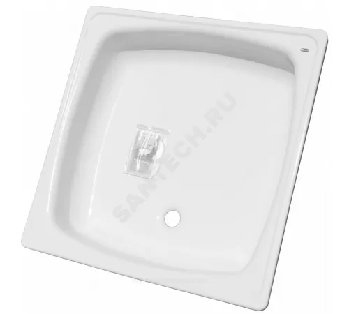 Поддон душевой стальной квадрат Standart 800х800х130 гладкий белый White Wave (Караганда) Поддон душевой стальной квадрат Standart 800х800х130 гладкий белый White Wave (Караганда)