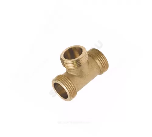 Тройник латунь Ду 15 (1/2") НР/НР/НР Цветлит ZW50083
