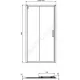 Дверь душевая CONNECT 2 1050х1950мм Ideal Standard K9274V3