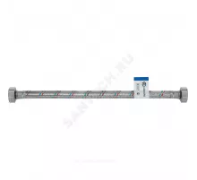 Подводка гибкая для воды нержавеющая оплетка 1/2" г-г L=0.3м AQUALINE 04801