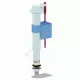 Арматура для бачка наливная 3/8" нижнее подключение АНИ Пласт WC5540