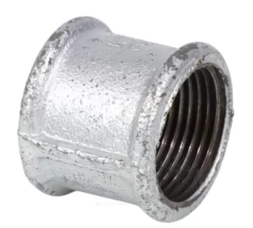 Муфта прямая чугун оц Ду 20 (3/4") ВР Fittex
