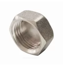 Заглушка латунь никель Ду 20 (3/4") ВР VALFEX VF.590.N.034