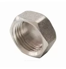 Заглушка латунь никель Ду 15 (1/2") ВР VALFEX VF.590.N.012