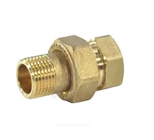 Соединитель латунь американка Ду 50 (2") прямой ВР/НР R18 Giacomini R18Y018