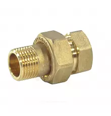 Соединитель латунь американка Ду 15 (1/2") прямой ВР/НР R18 Giacomini R18Y003
