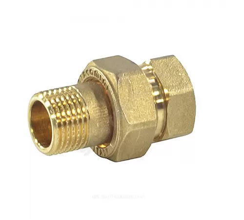 Соединитель латунь американка Ду 25 (1") прямой ВР/НР R18 Giacomini R18Y005