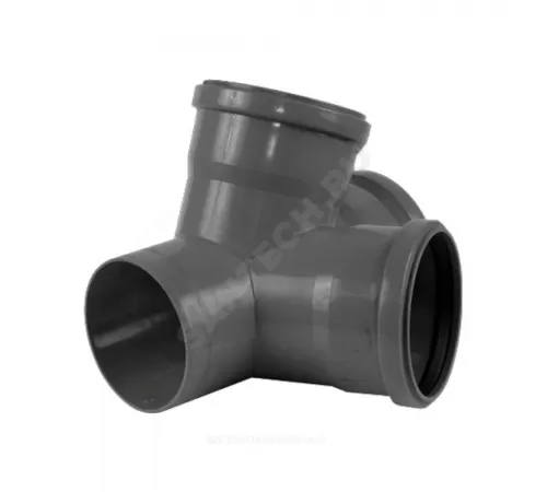 Крестовина PP-H 2-плоскостная серая HT HTED Дн 110х110х110х67гр б/нап в/к Ostendorf 115920