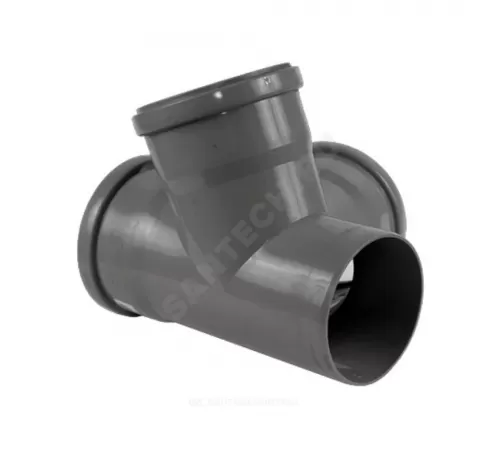 Крестовина PP-H 2-плоскостная серая HT HTED Дн 110х110х110х67гр б/нап в/к Ostendorf 115920