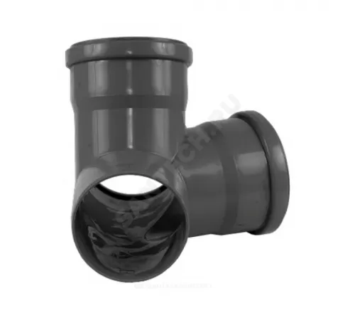 Крестовина PP-H 2-плоскостная серая HT HTED Дн 110х110х110х67гр б/нап в/к Ostendorf 115920